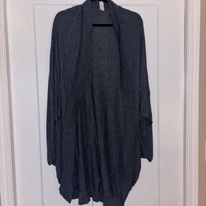 lululemon athletica Charcoal Open Front Poncho